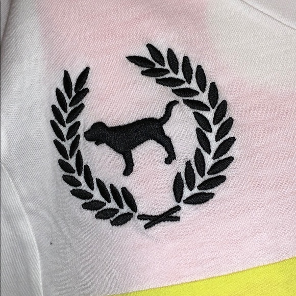 PINK Short Sleeve Campus Crew - Picture 2 of 4